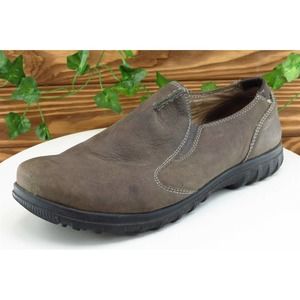 Bogs Shoes Sz 10.5 M Brown Loafer Leather Men Eugene